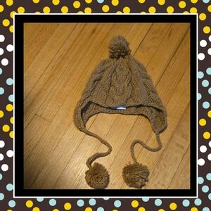 Collection XIIX Brown Knit Pom-Pom Hat